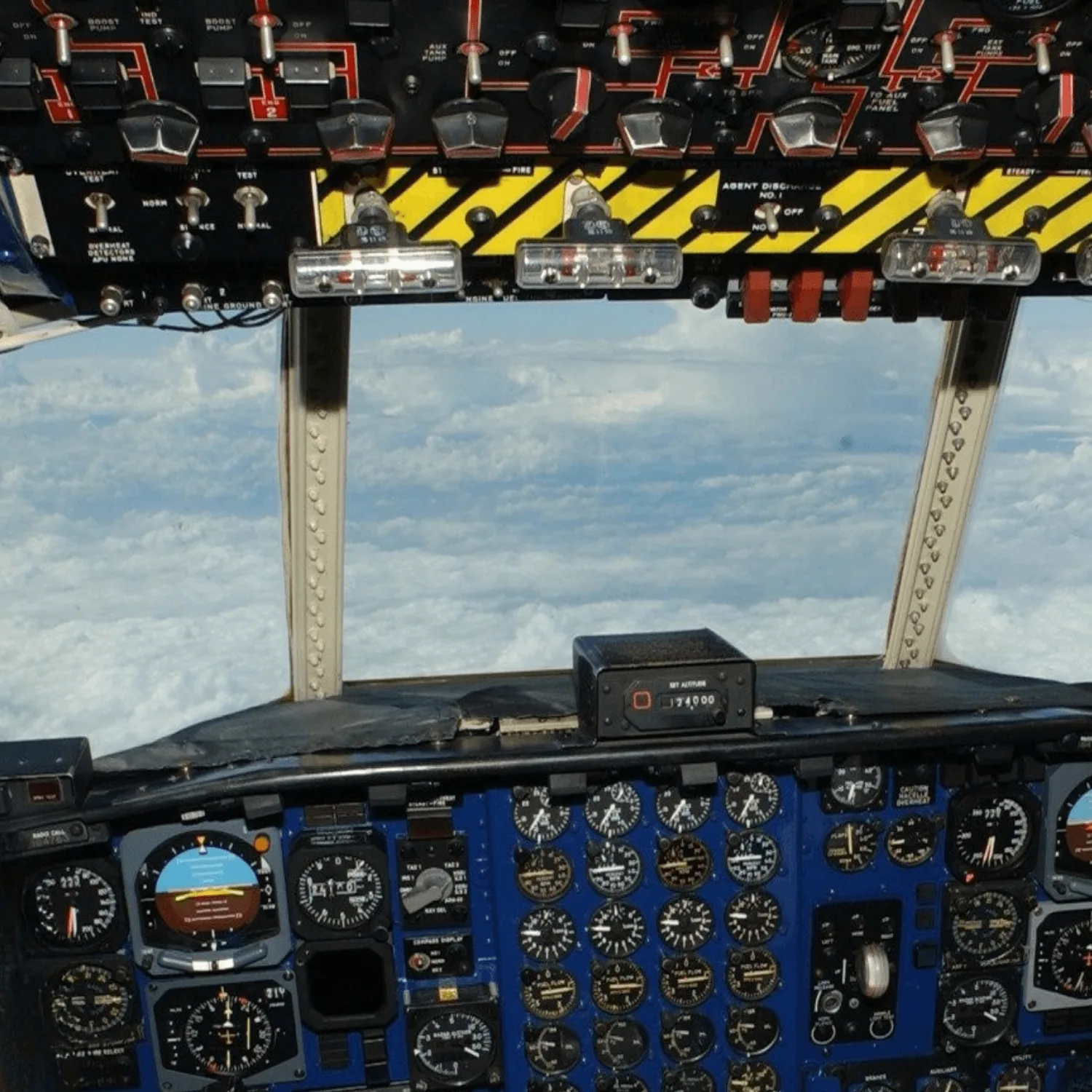 Military aircraft cockpit instruments